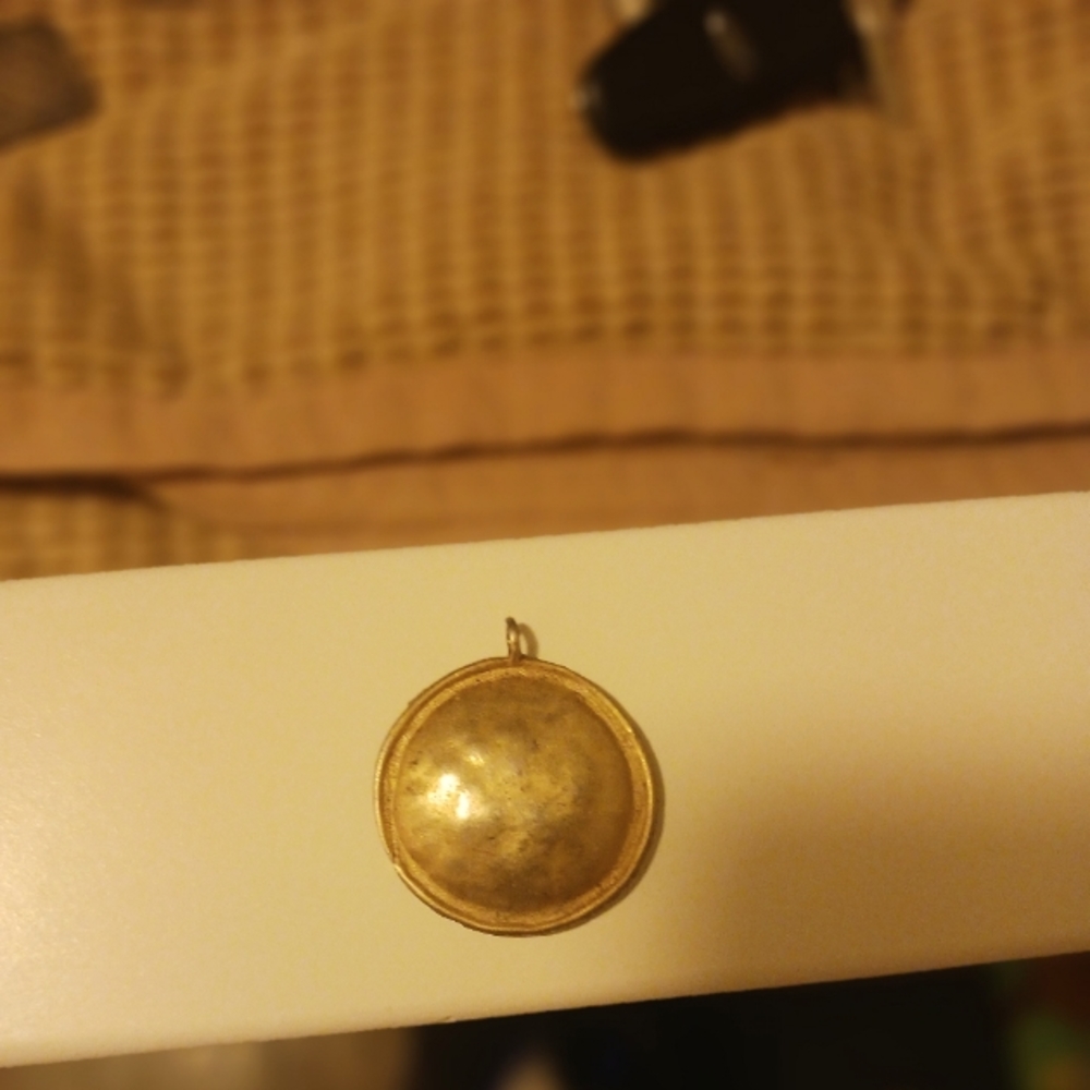 Gold plated pendant